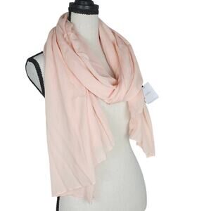 Zahraa The Label Crinkle Hijab Scarf Womens OS Pink Shawl‎ Modest Islamic Modern